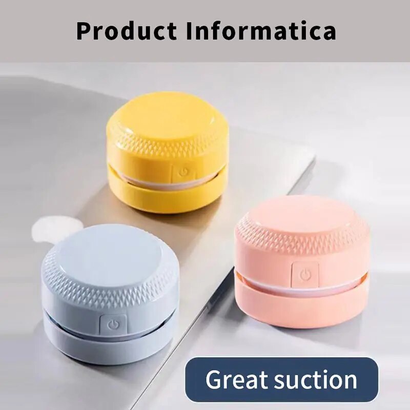 DustBite: The Mini Desk Vacuum Cleaner